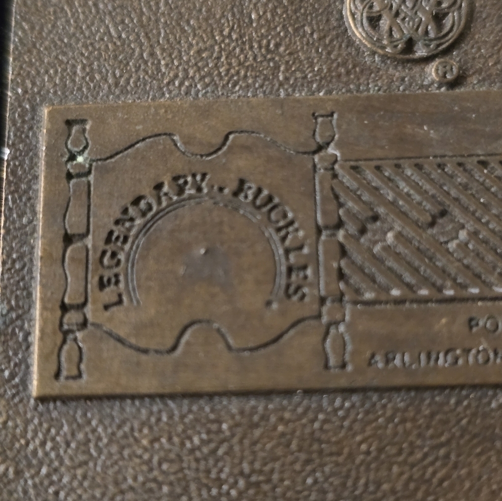JIMM WATSON 1975 LEGENDARY BUCKLES MCA RECORDS RAINBOW IN THE CLOUDS BELT BUCKLE - Picture 6 of 8